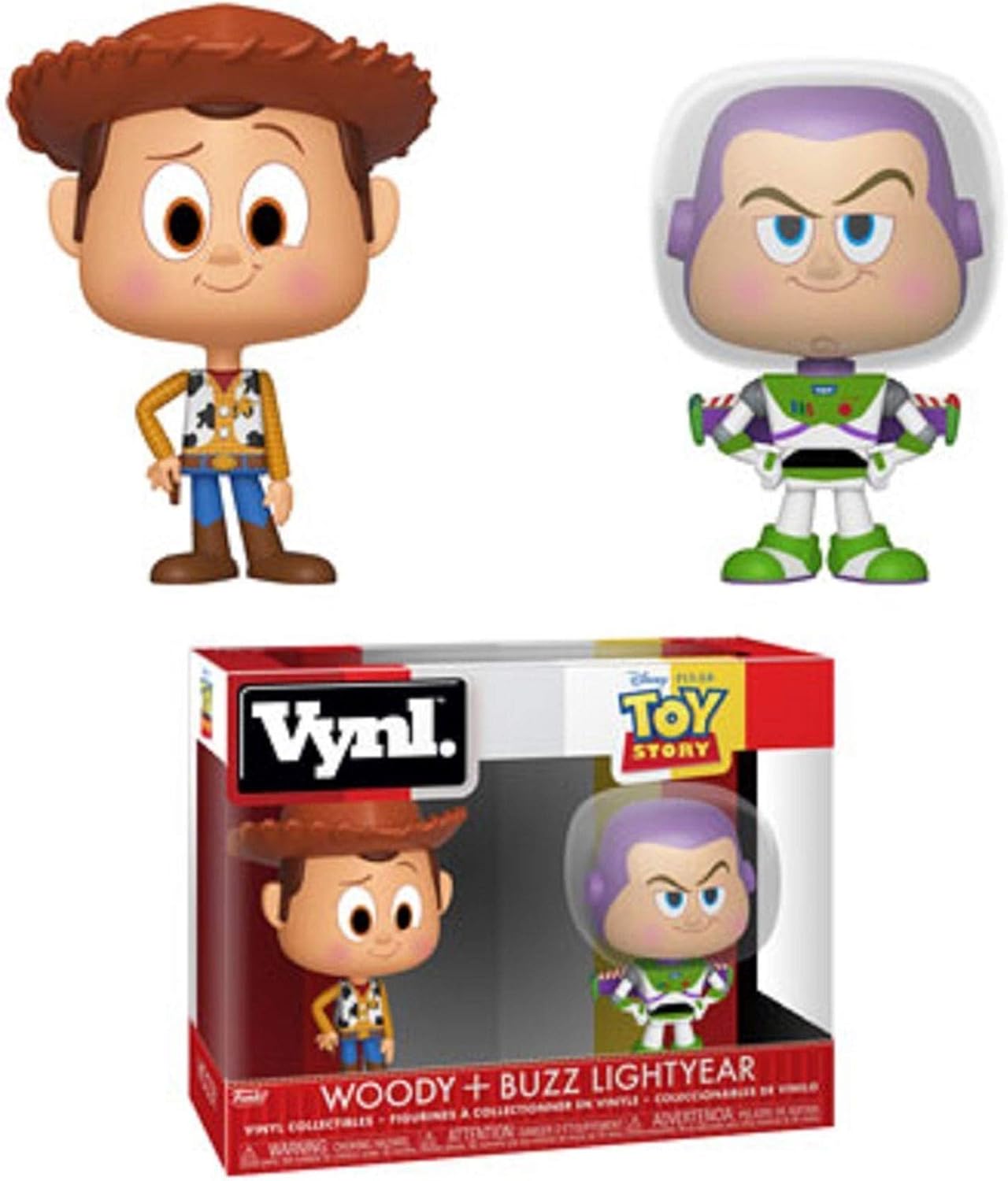 Funko VYNL: Toy Story-Woody and Buzz Collectible Figure - Collectible Vinyl Figure - Gift Idea - Official Merchandise - for Kids & Adults - Movies Fans - Model Figure for Collectors and Display