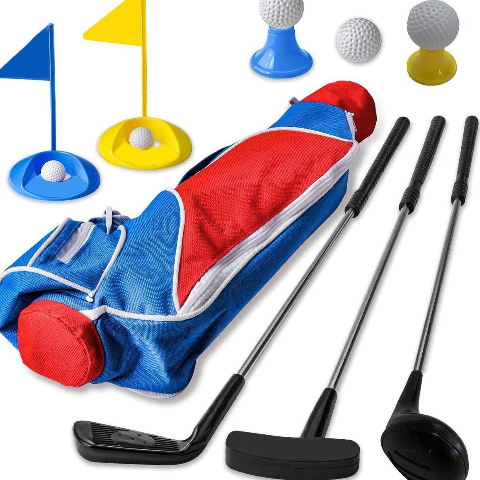 Juego de Juguetes de Golf para Niños, Juguete Deportivo de Golf para Regalos de Cumpleaños, Juegos para Niños en El Jardín.