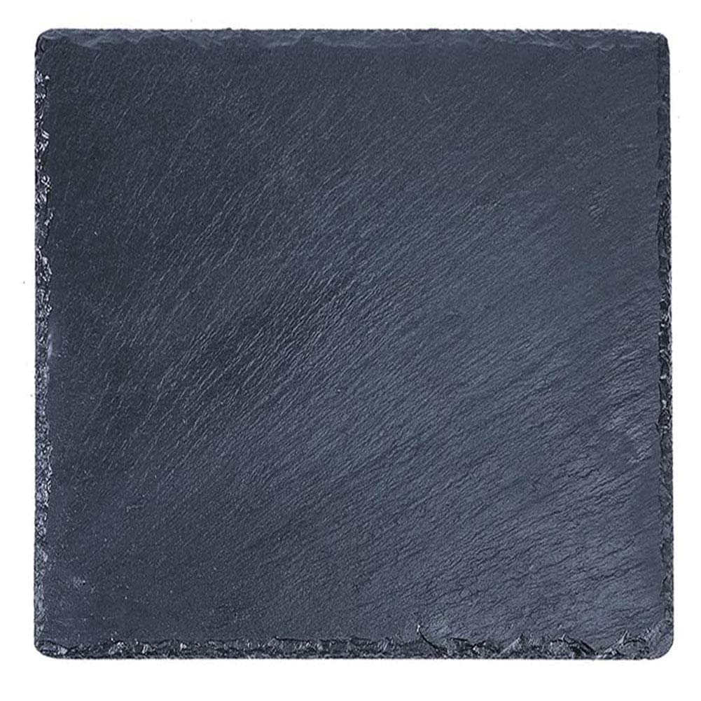 Aquarium Slate Reptile Tortoise Habitat Rock Slate Reptile Basking Platform Feeding Dish Black S