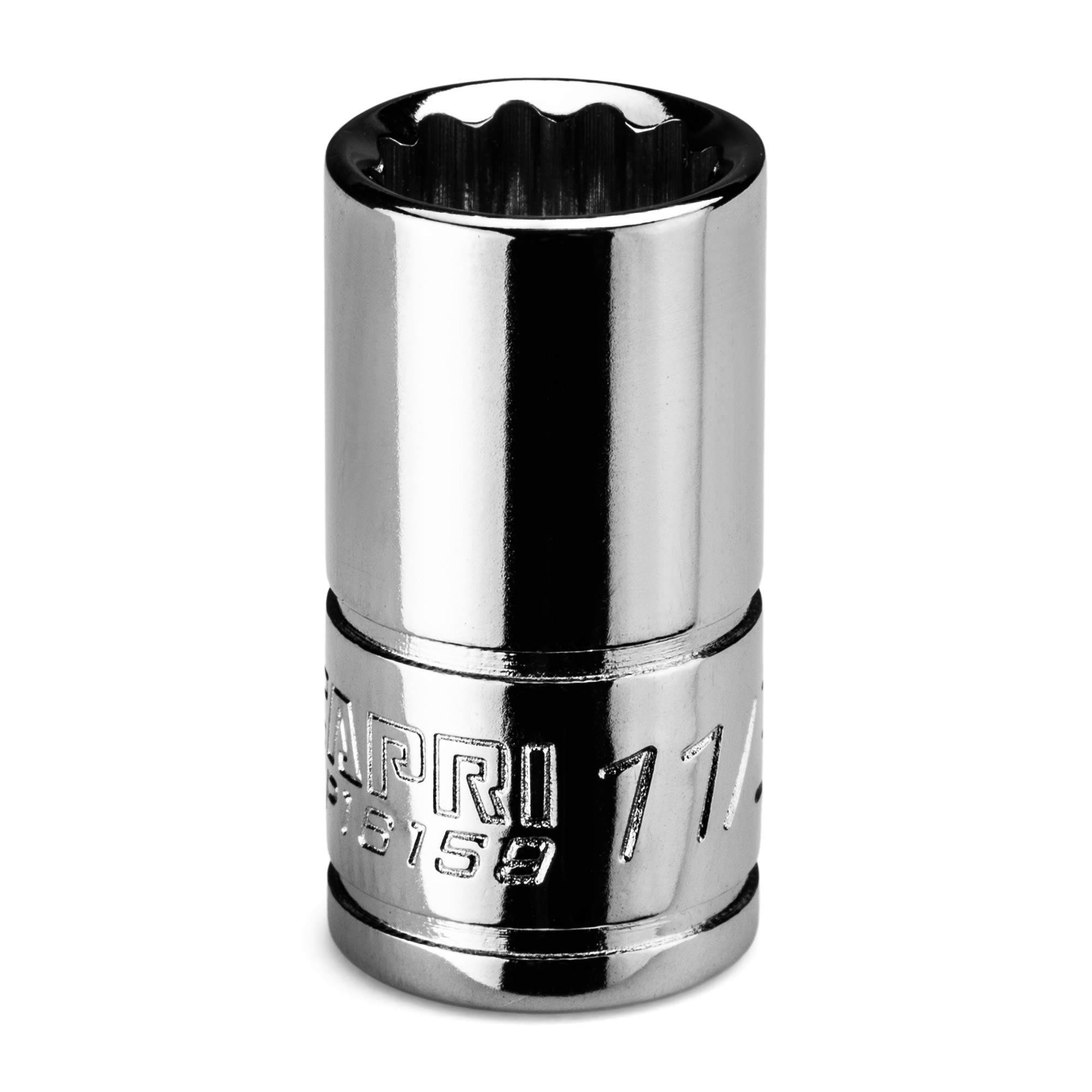 Capri Tools 11/32 in. Shallow Socket, 1/4 in. Drive, 12-Point, SAE