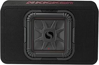 KICKER 46TL7T102 L7T 10" 500w Car Subwoofer Solo-Baric Sub in Slim Enclosure Box