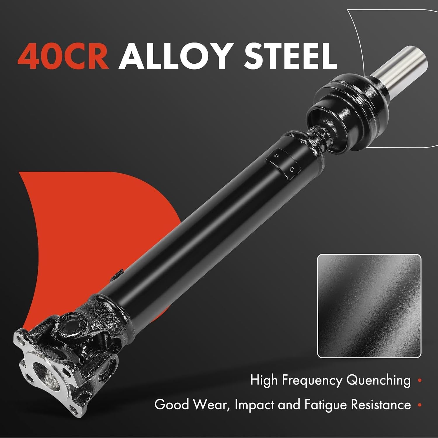 A-Premium Front Complete Drive Shaft Prop Shaft Driveshaft Assembly Compatible with Dodge Dakota 2007-2010 & Mitsubishi Raider 2007-2009 & Ram Dakota 2011, 4WD, Automatic Transmission