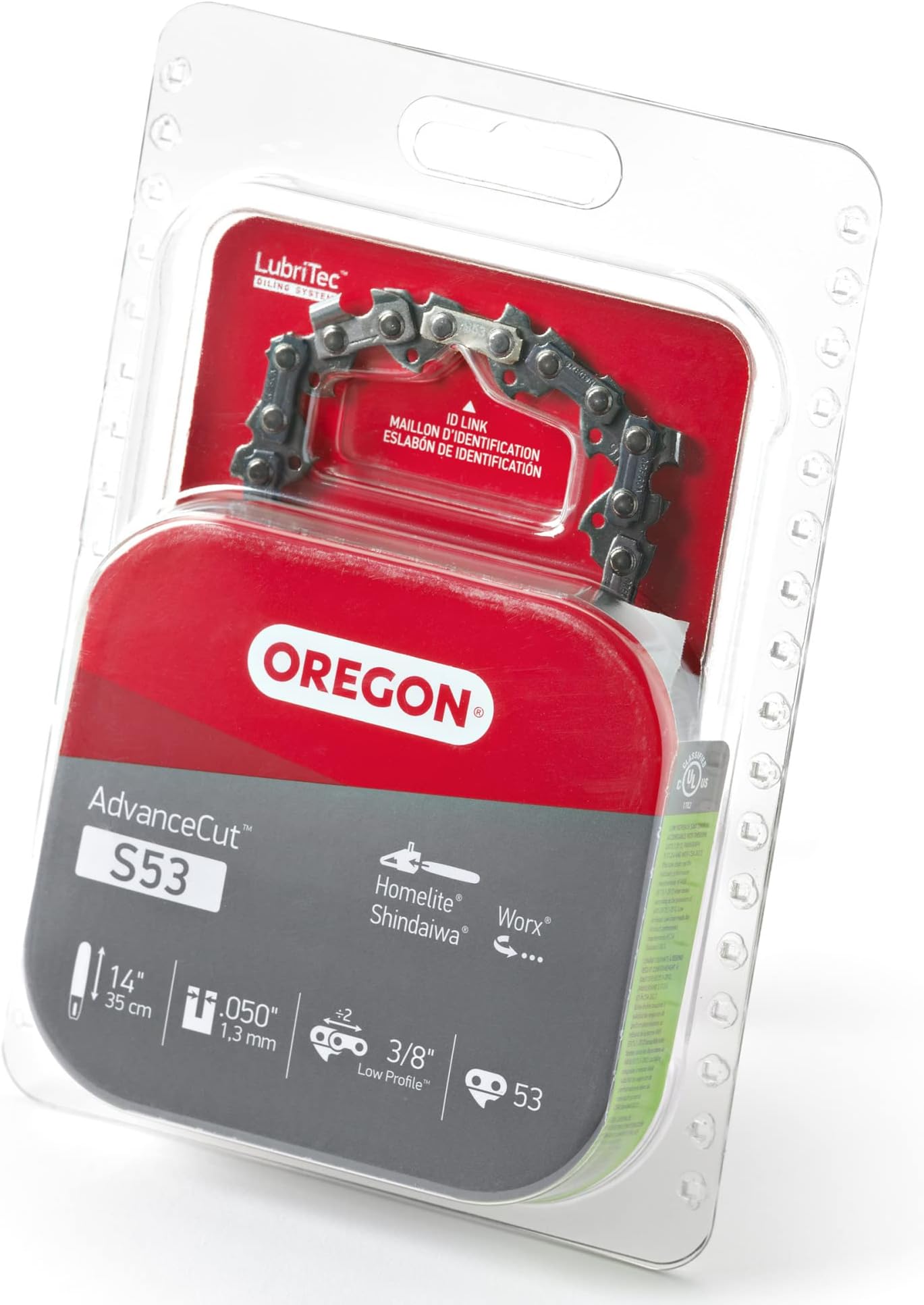 Oregon Chain 14in. Semi Chisel Cutting Chain S53