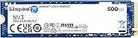SSD Kingston NV3 500GB M.2 2280 NVMe Gen4, Rápido e Compacto para Upgrade de PC ou Notebook – SNV3S/500G