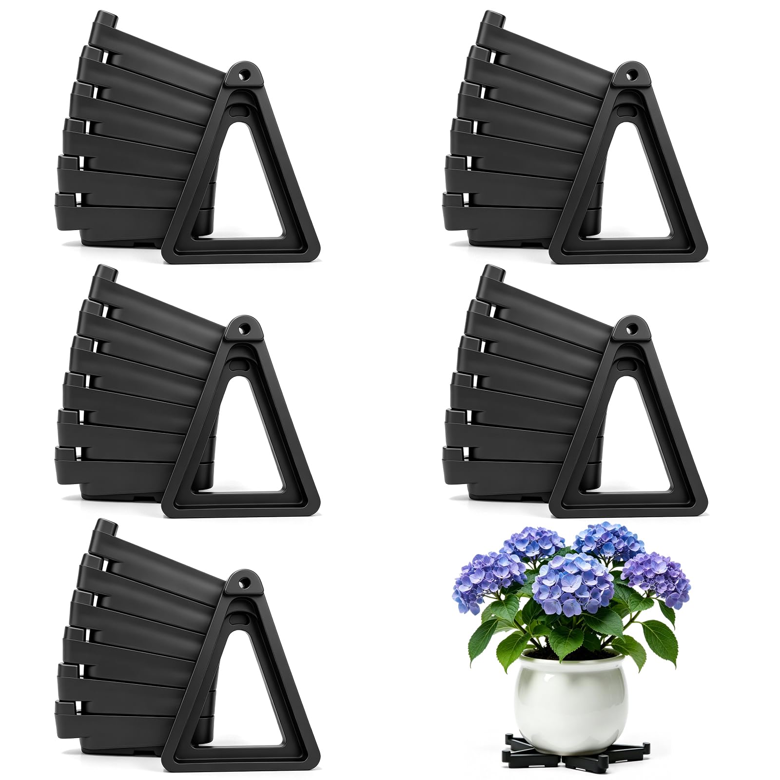 35PCS Plant Pot Feet,Invisible Pot Toes,Feet for Garden Pots,Drainage