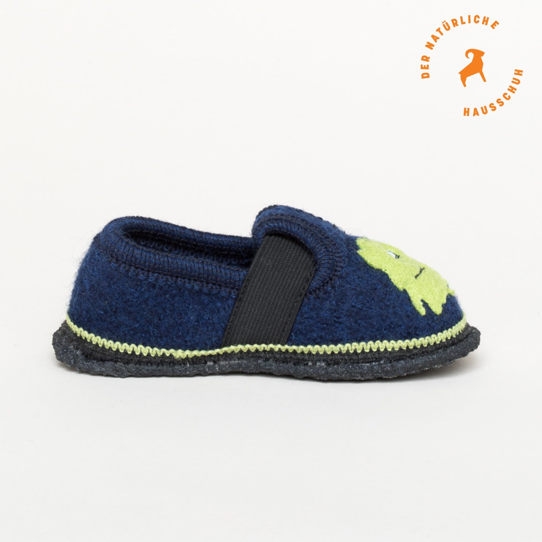 Bobby Monster - Pantuflas infantiles para niños y niñas, cómodas zapatillas de fieltro con goma elástica y suela impermeable
