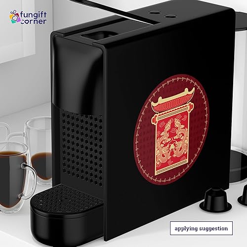 Miniatura 8 de Adhesivos de amuleto de Feng Shui con doble dragón Yang, símbolo para superar la energía y protección del Yin, regalo de Feng Shui, calcomanías