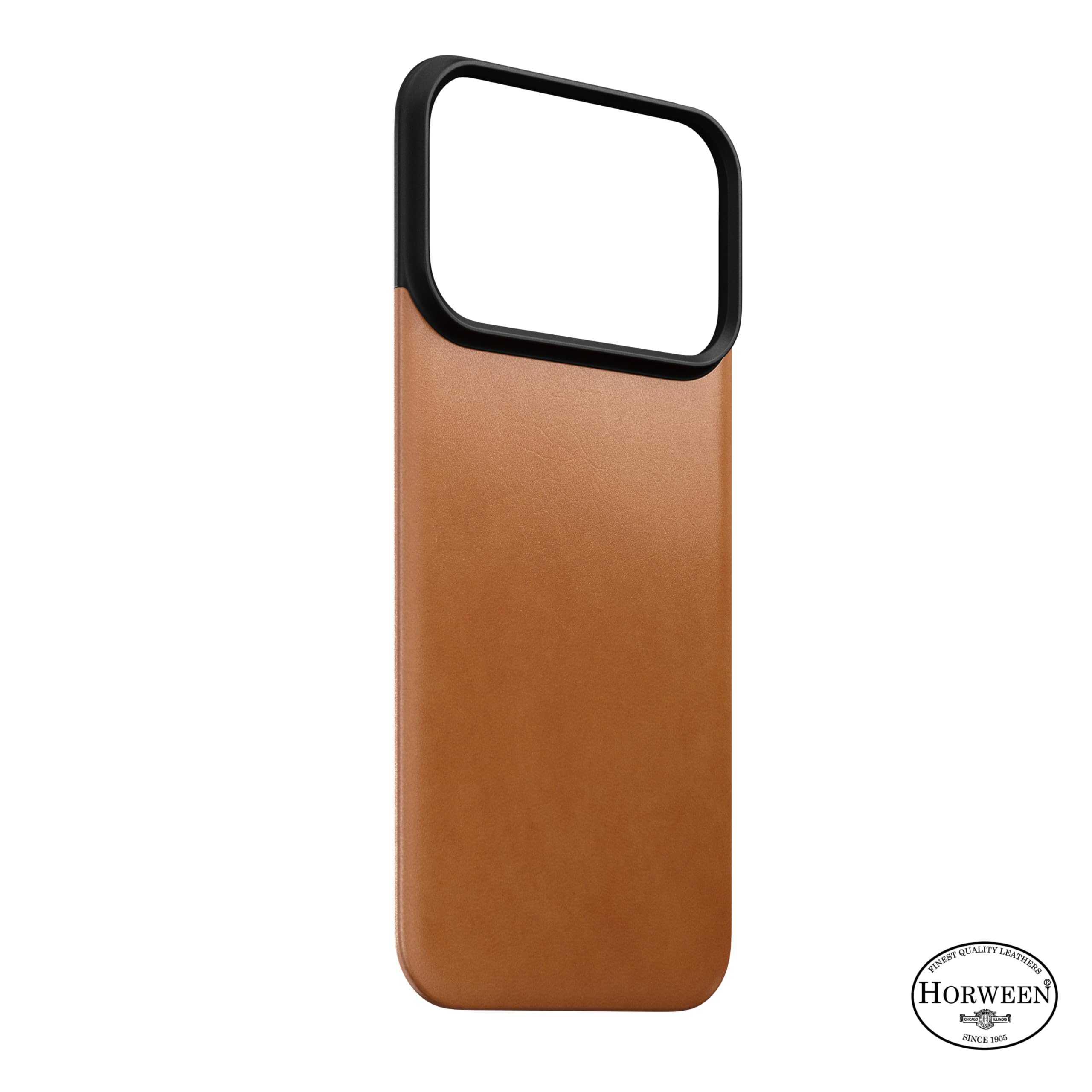 NOMAD Horween Arrière Magnétique Cuir pour iPhone 18 Pro Selle