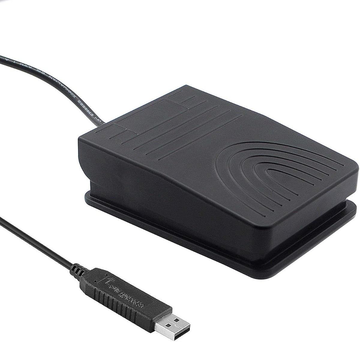 [Upgraded] iKKEGOL USB Foot Pedal Switch Video Game PC Hands Free Footswitch One Key Control Program Computer Mouse Keyboard HID with 2M Cable