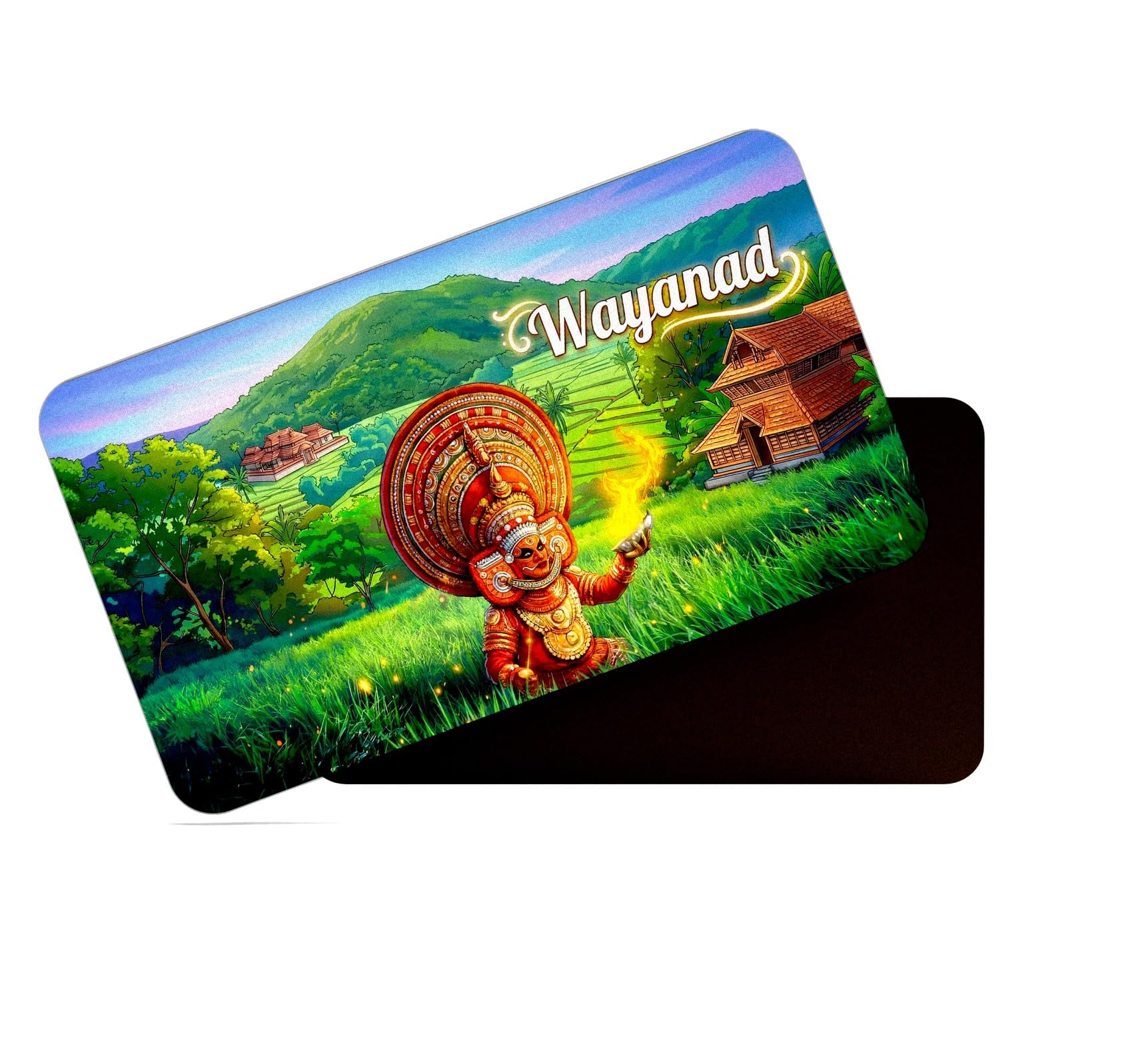 dhcrafts Rectangular Rubber Fridge Magnet/Magnetic Card Mult -11