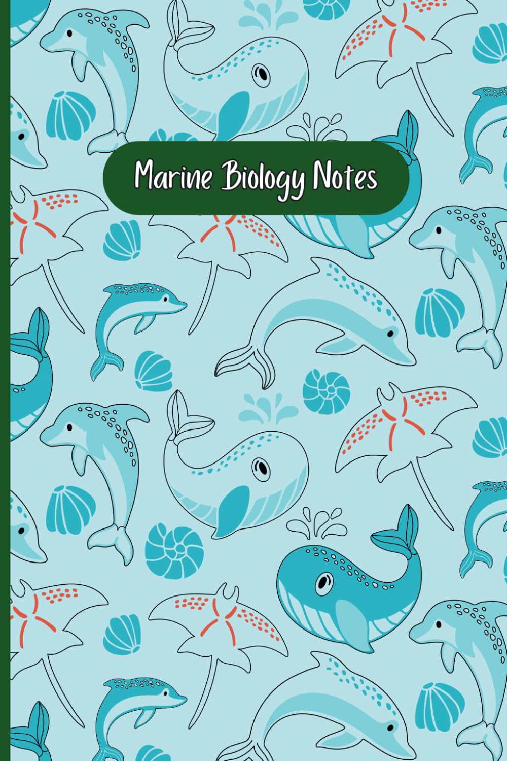 Marine Biology Notes University College Lecture Notebook 6" x 9" Lined: University College Notebook For Marine Biology Students