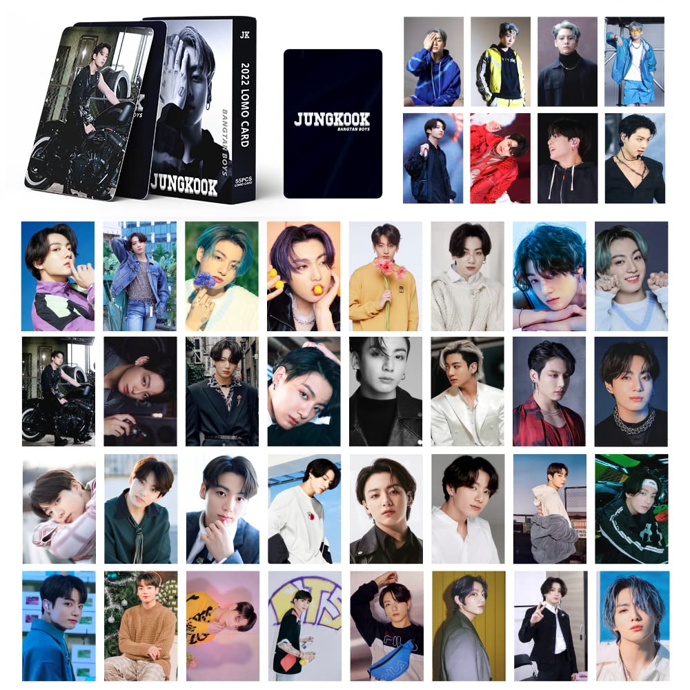 Sponsored Ad – Kpop Bangtan Boys JUNGKOOK Photocards 55Pcs JUNGKOOK Mini Lomo Cards Bangtan Boys JUNGKOOK Single Album Car...
