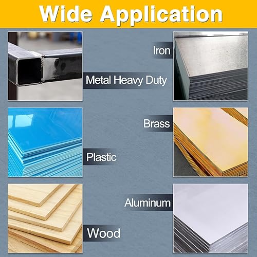 Miniatura 5 de SPEEDWOX Juego de brocas escalonadas con revestimiento de titanio HSS, juego de brocas de cono con perforador central automático y caja de aluminio