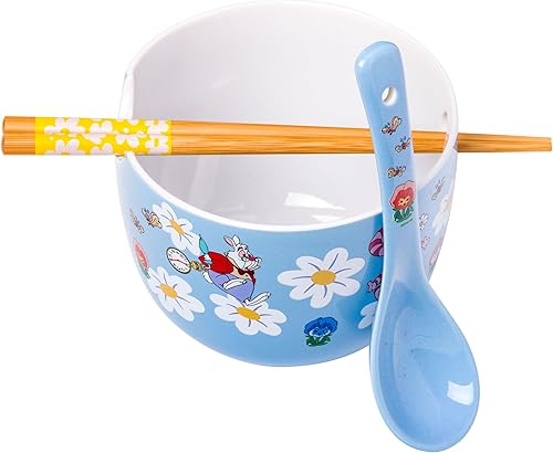 Miniatura 97 de Silver Buffalo - Cuenco con palillos para arroz, fideos o ramen, de cerámica, modelo Hogwarts Railways con escudo, de Harry Potter, apto