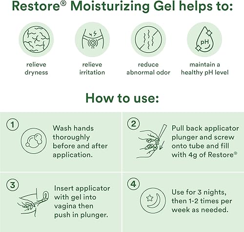Miniatura 2 de Good Clean Love Restore - Gel vaginal hidratante, hidratante vaginal equilibrado con pH, cuidado femenino a base de agua con aloe vera y ácido