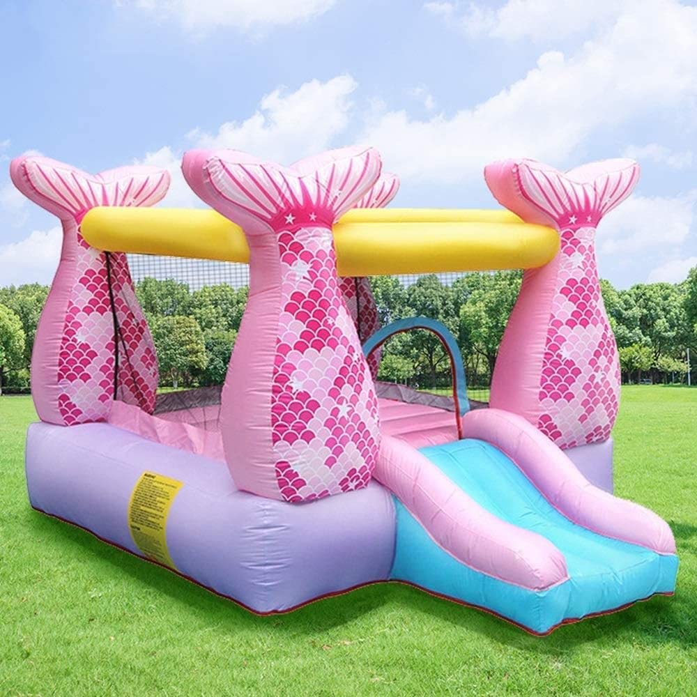 Castillo Hinchable, Castillo Hinchable con Tobogán y Trampolín 280x215x195cm