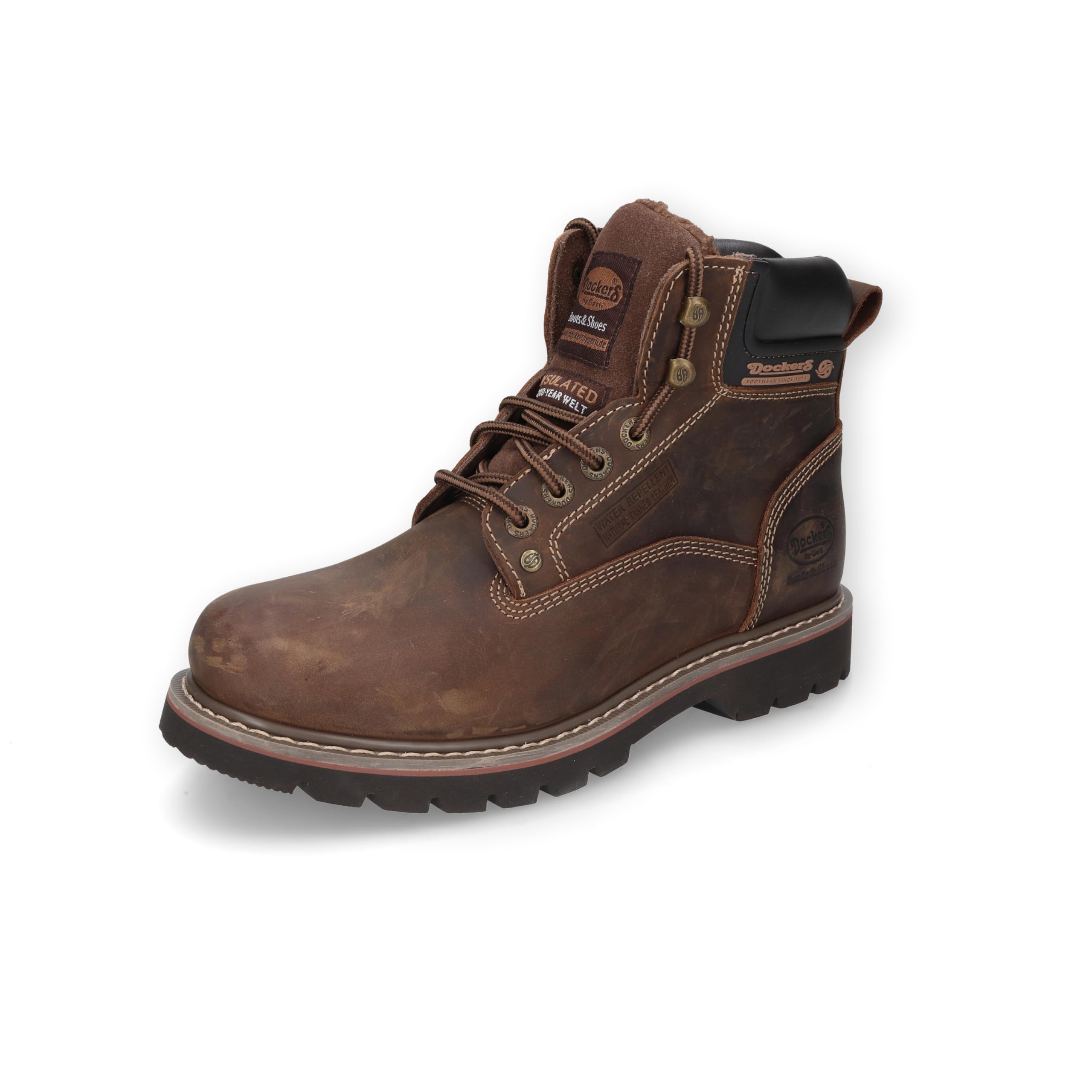 Dockers by Gerli Herren Combat Boots, Männer Sport- & Outdoorschuhe,wasserabweisend,warm gefüttert