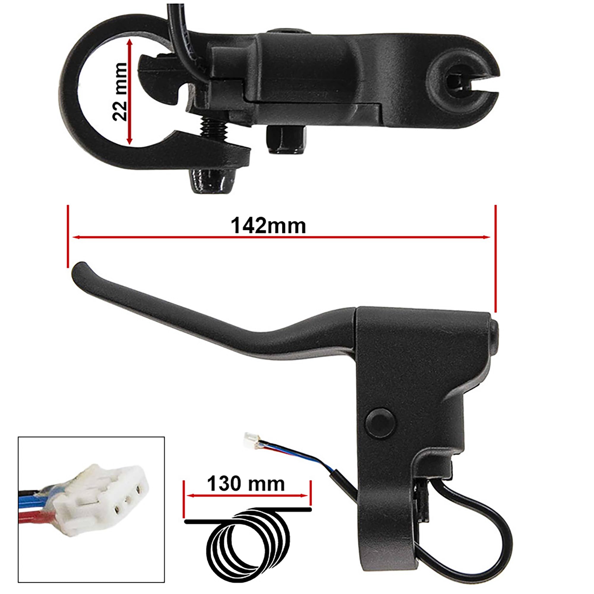 Manette De Frein Pour Trottinette Xiaomi M365/1s/Pro/Pro2 - Pièce Détachée Urbanglide