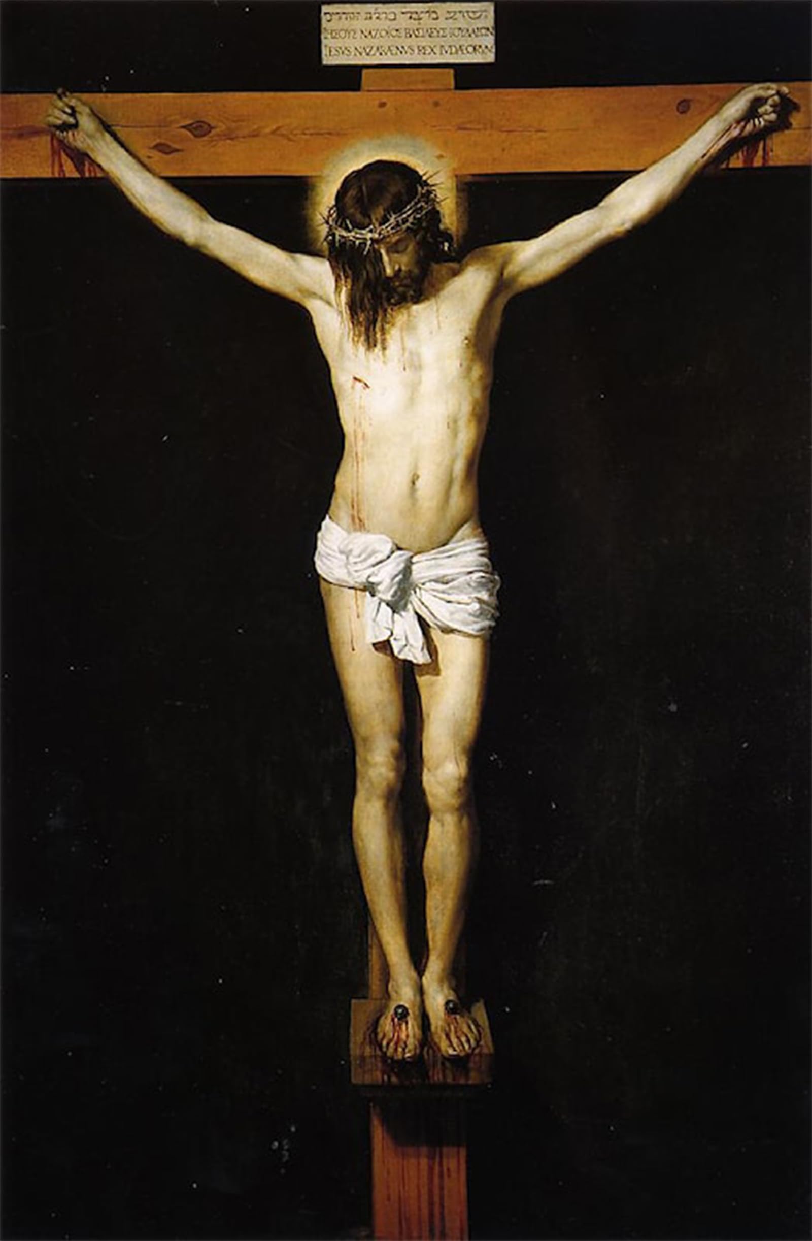 ARTXLXXBN Famous Print Painting Colorful Art Print the Crucifixion by Diego Rodriguez De Silva Velazquez Canvas Art Decorations for Home Decor 60x90cm