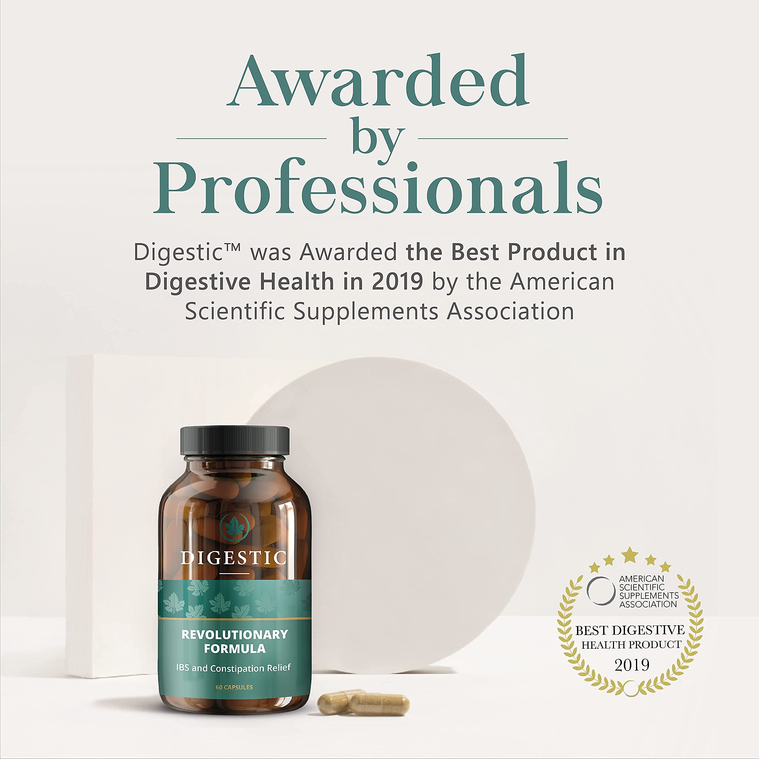 Digestic Laxative for Constipation Relief, Stool Softener 100