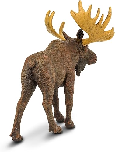 Miniatura 4 de Safari Ltd Wild Safari - Vida silvestre norteamericana - Alce - Modelo realista de figura de juguete pintado a mano - Construcción de calidad a