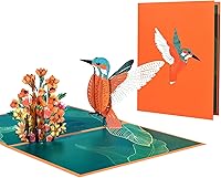 Vista 1 de Tarjetas de felicitación 3D de colibrí, tarjetas de felicitación 3D, tarjetas para mamá, papá, esposa, amigo, compañero de trabajo, cumpleaños, día