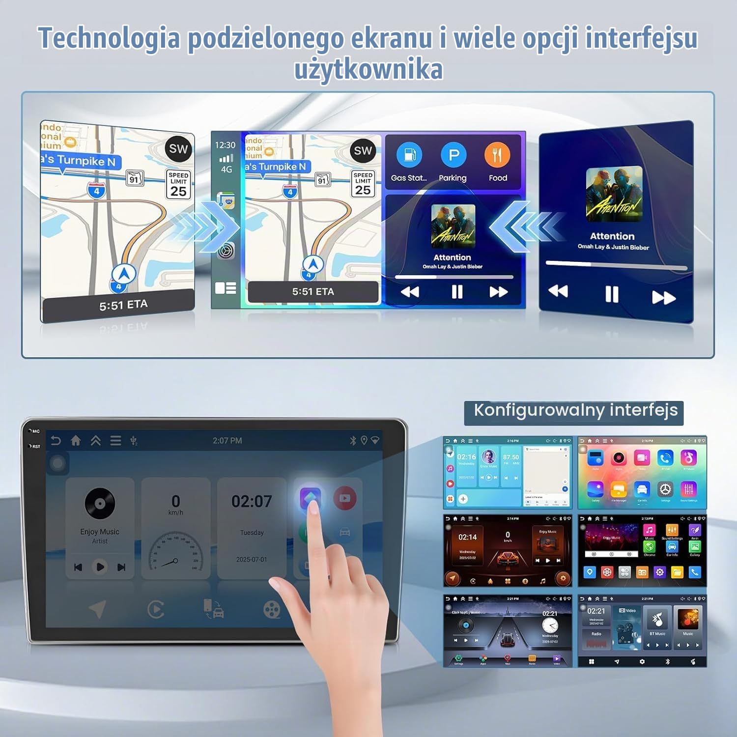 9 cali Android Podwójny Din Radio samochodowe do Mazda MX-5 2005-2021 with Wireless Carplay Android 14, 4+64G Touchscreen Display DAB+ Radio Bildschirm Bluetooth GPS Navi AHD Rückfahrkamera FM/RDS SWC
