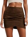 brown suede skirt Top1商品