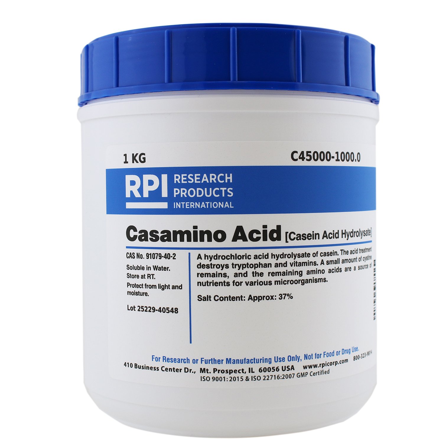 Casamino Acids [Casein Acid hydrolysate], 1 Kilogram