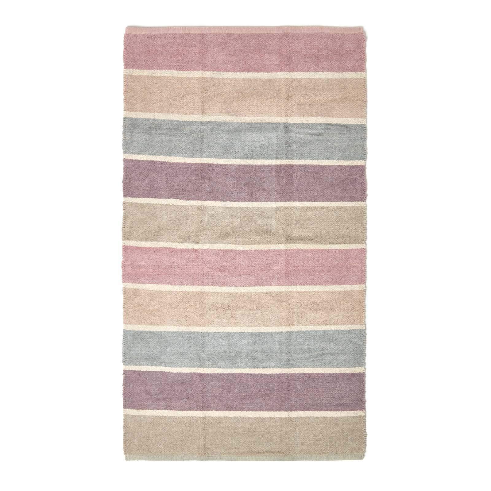 Homescapes Tappeto in pelle Denver intrecciato marrone 66 x 200 cm