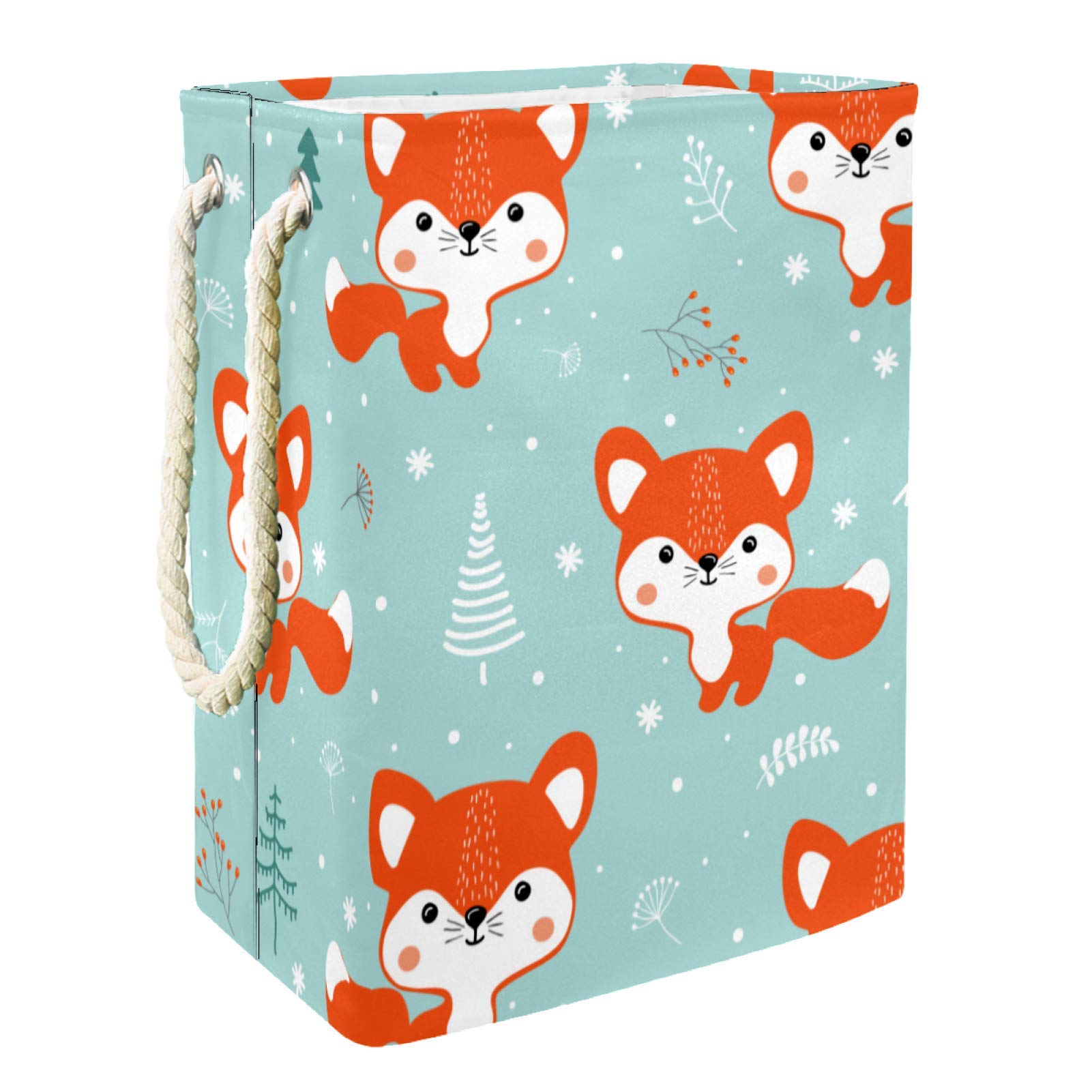 Panier de rangement de jouets pour salle de jeux enfant renard