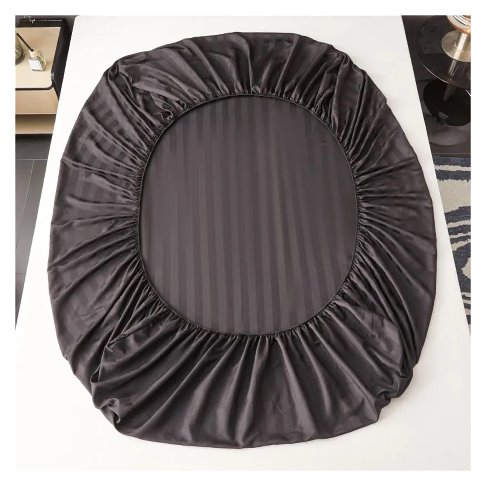 Wasserdichter Matratzenbezug Glattes Bettlaken, hautfreundliches Spannbettlaken, Sommerbettbezug, Einzel-/Queen-/Kingsize-Bettwäsche(Color03,180x200cm 3pcs Set)