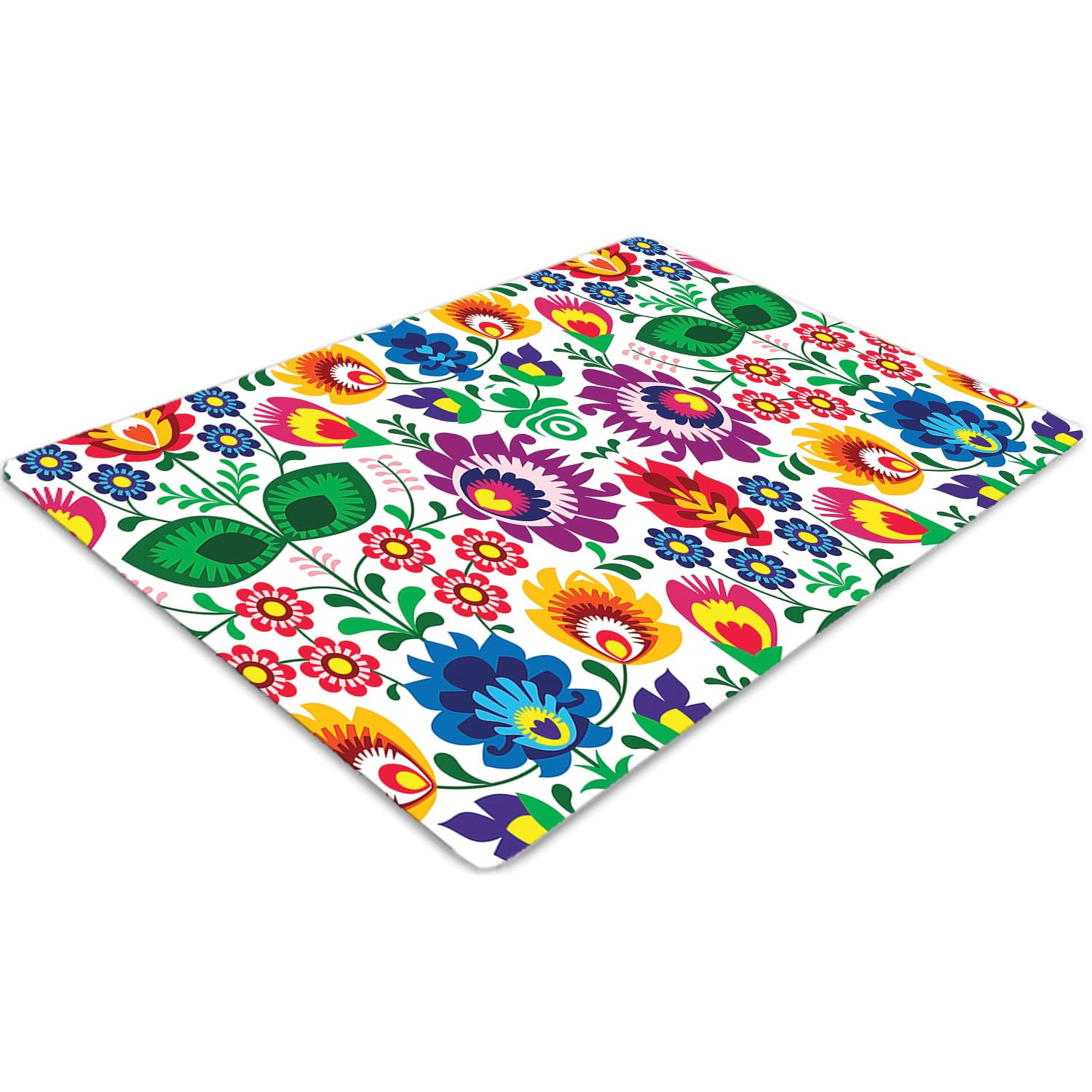 Tapis PVC imperméable et antidérapant 100x70 cm protège-sol résistant