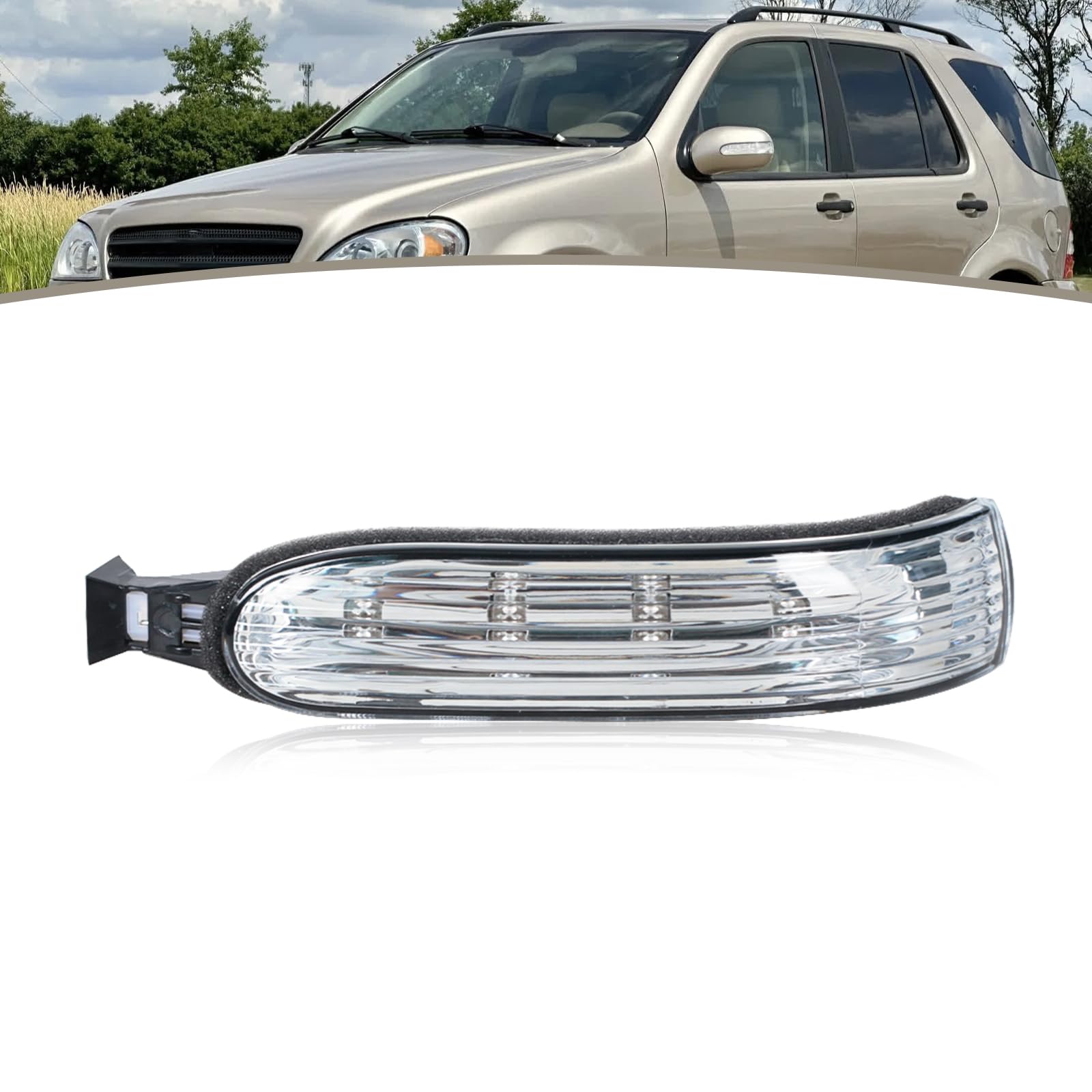 Amazon.com: JESYMBX Door Mirror Turn Signal Light For Mercedes ML