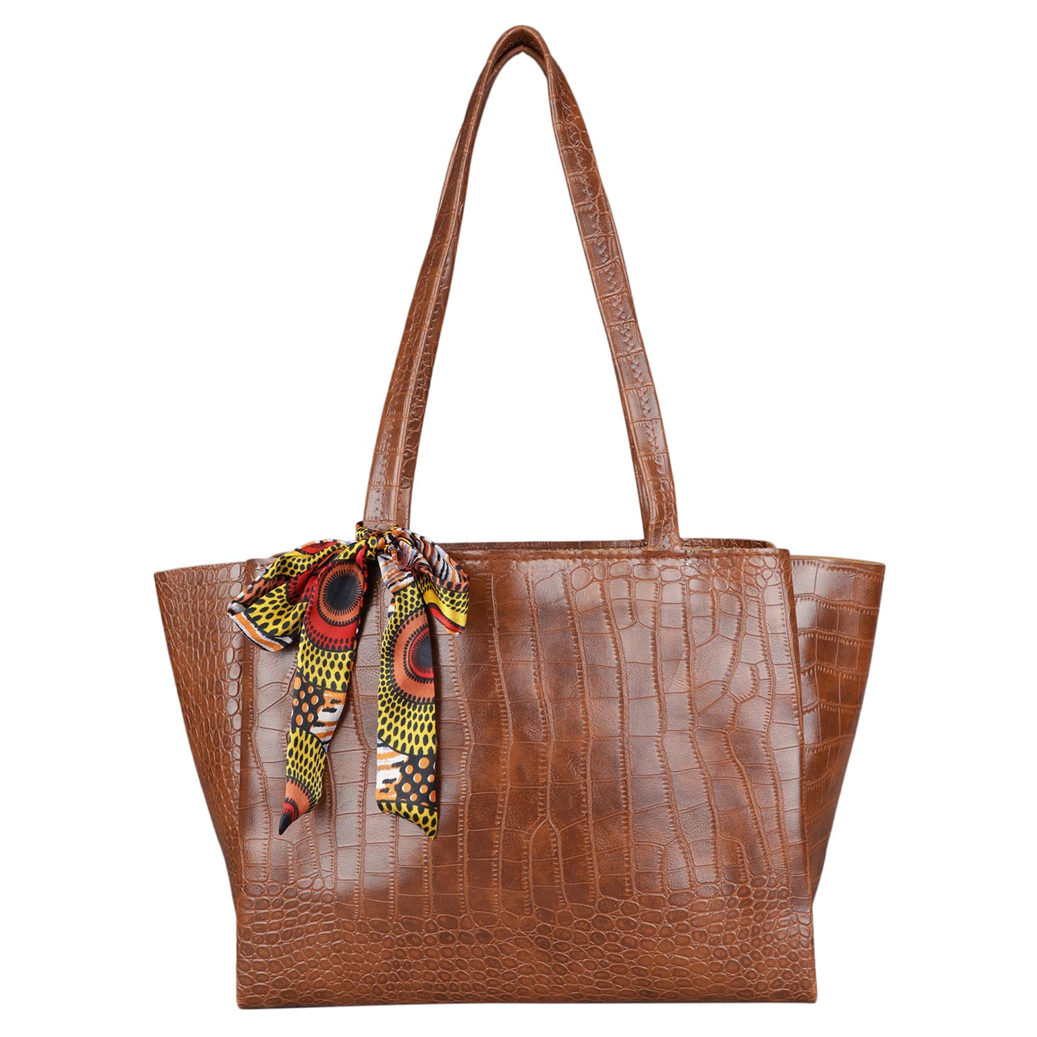 MINI WESST Womens Western Casual Textured Zip Tote Bag | Perfect for Office, College & Everyday Use (B0C1N4RFST) Amazon Price History, Amazon Price Tracker