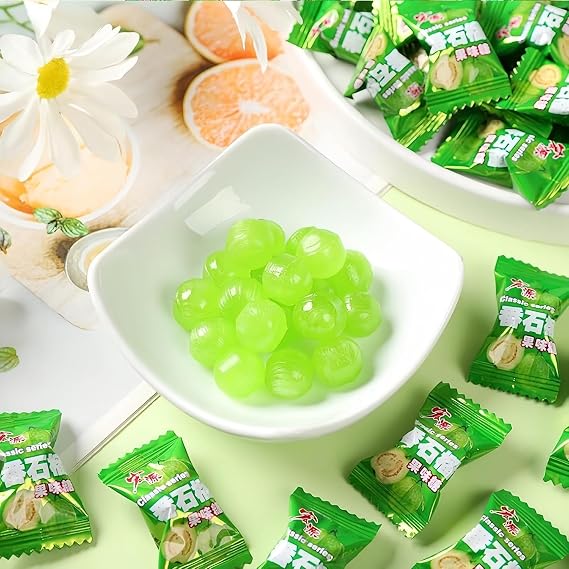 JOIYSVEN Hongyuan Guava Flavored Candy 350g Office Casual Snack Fruit Hard Candies Classic Chinese Series
