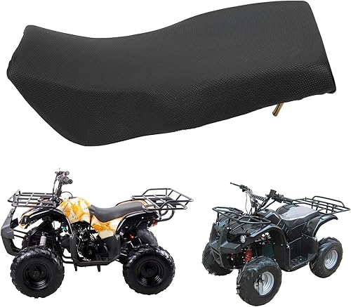 Miniatura 1 de Asiento ATV, almohadilla de montaje de asiento cuádruple, esponja suave incorporada, universal para motocicleta de 4 ruedas de 110-125 CC
