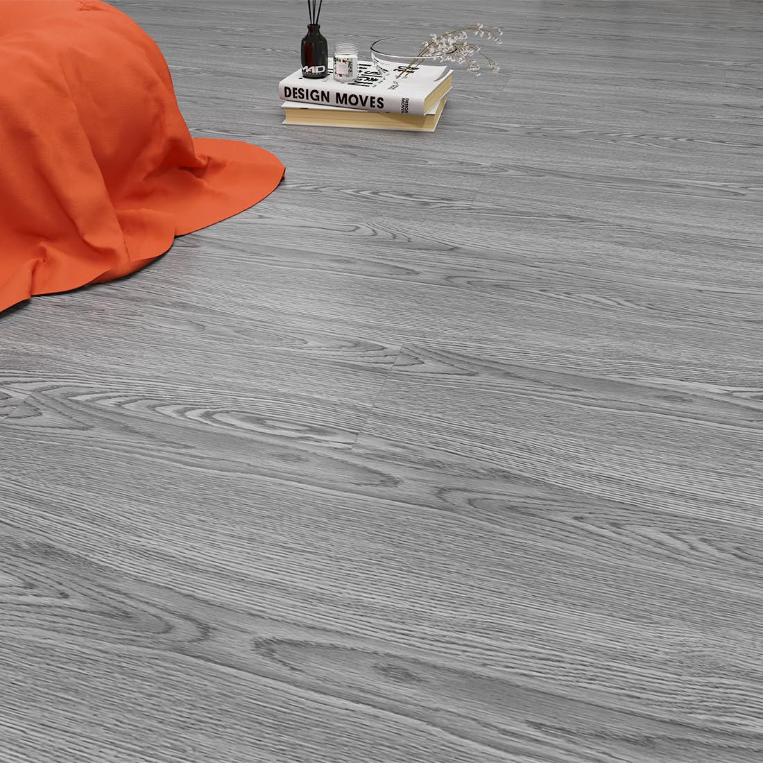 Buy FLOREXPVinyl Flooring Lino Flooring with Washed Grey Effect,Peel