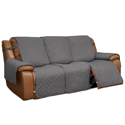 Easy-Going Recliner Sofa Cover, Reversible Couch Cover for 3 Seat
