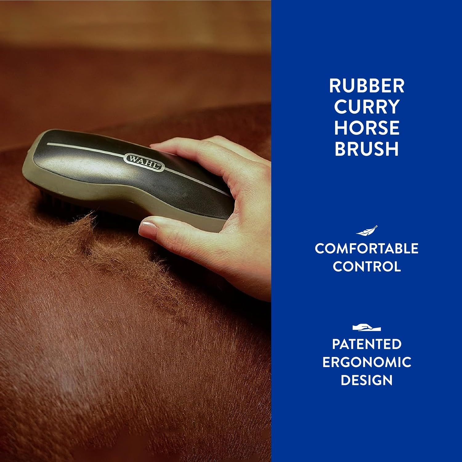 Wahl Rubber Curry Brush - Horse Grooming -4