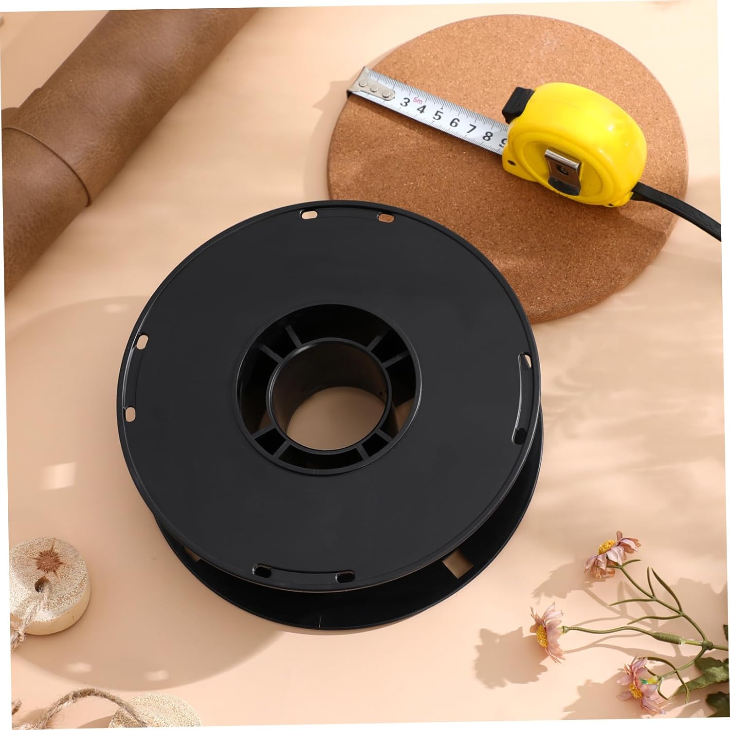 NOLITOY プラスチックコードケーブル収納リール 強力プラスチックオーガナイザー 延長コードとホースリール用 軽量コンパクトスプ