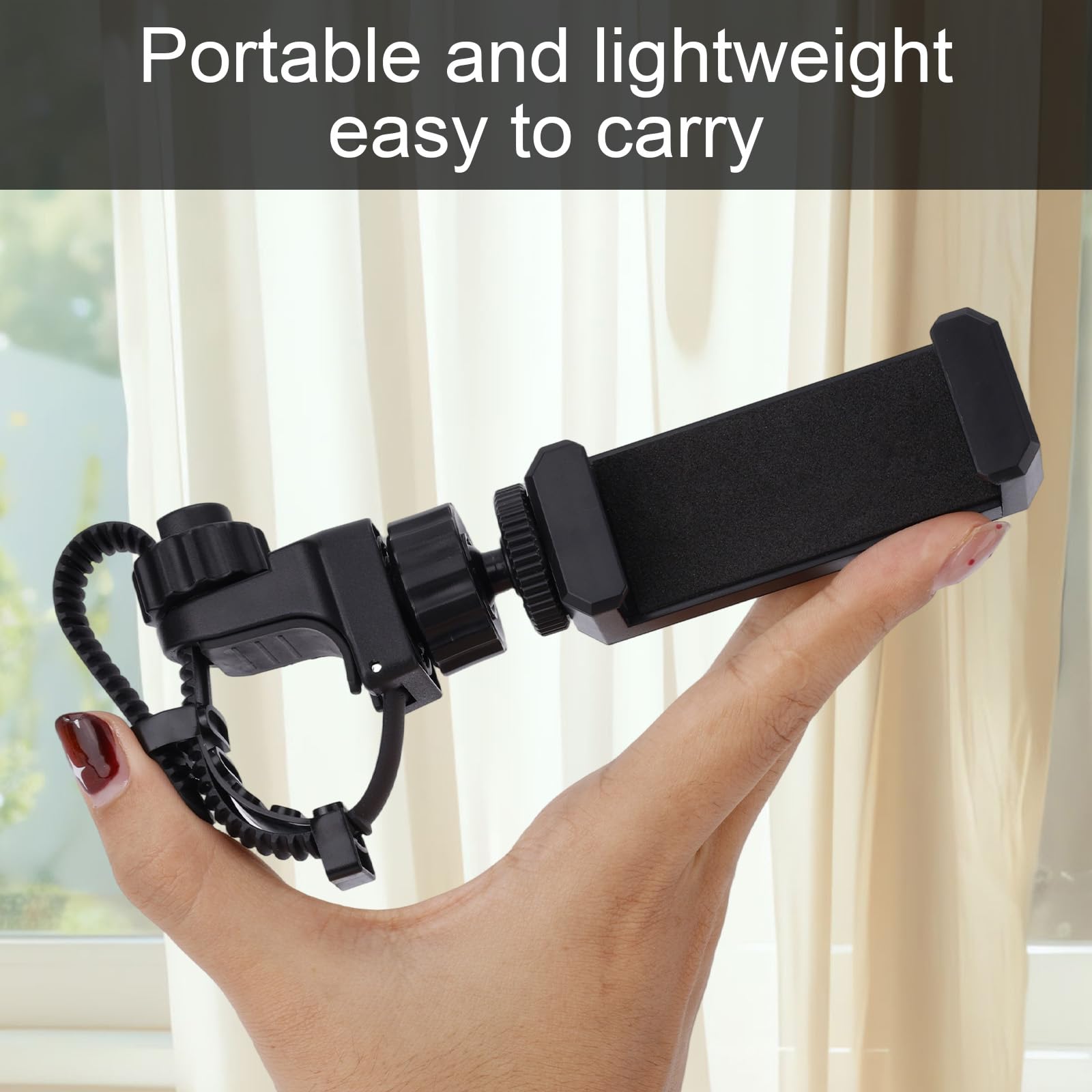 Adjustable Trumpet Phone Lyre Clip - Image 3