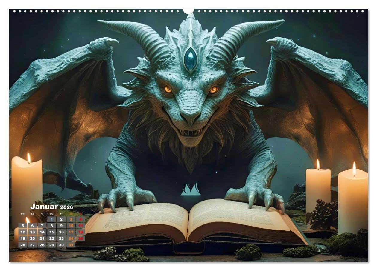 Fantasie und Science Fiction (hochwertiger Premium Wandkalender 2026 DIN A2 quer), Kunstdruck in Hochglanz: Science-Fantasy verbindet die Magie ... ferner Zivilisationen. (CALVENDO Technologie)