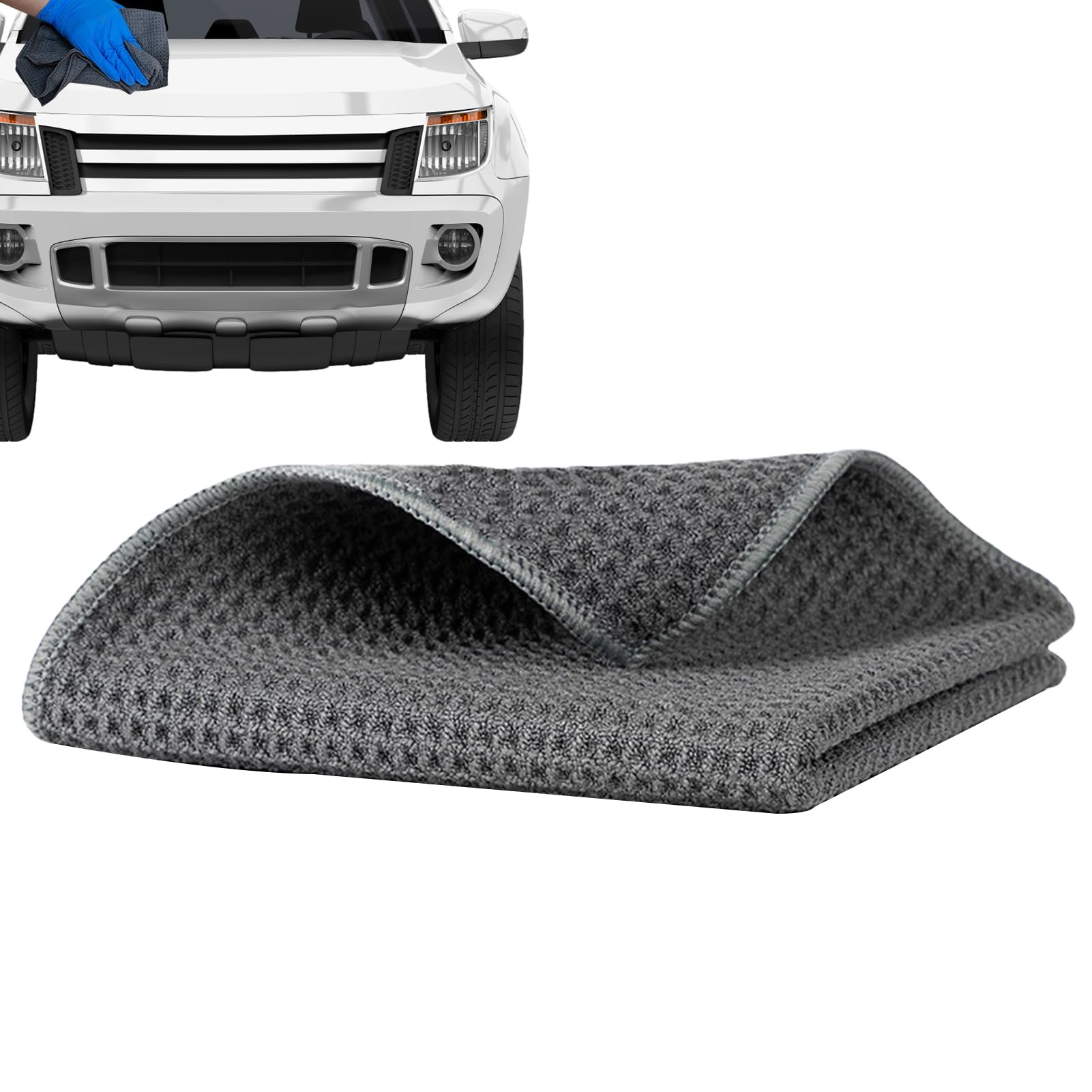 in Microfibra per la Pulizia Microfibra Assorbente Asciugatura Rapida | Waffle Per Dettagliatura Vetri Microfibra per auto, casa, garage, pavimenti, mobili, specchi, camper, moto, camion