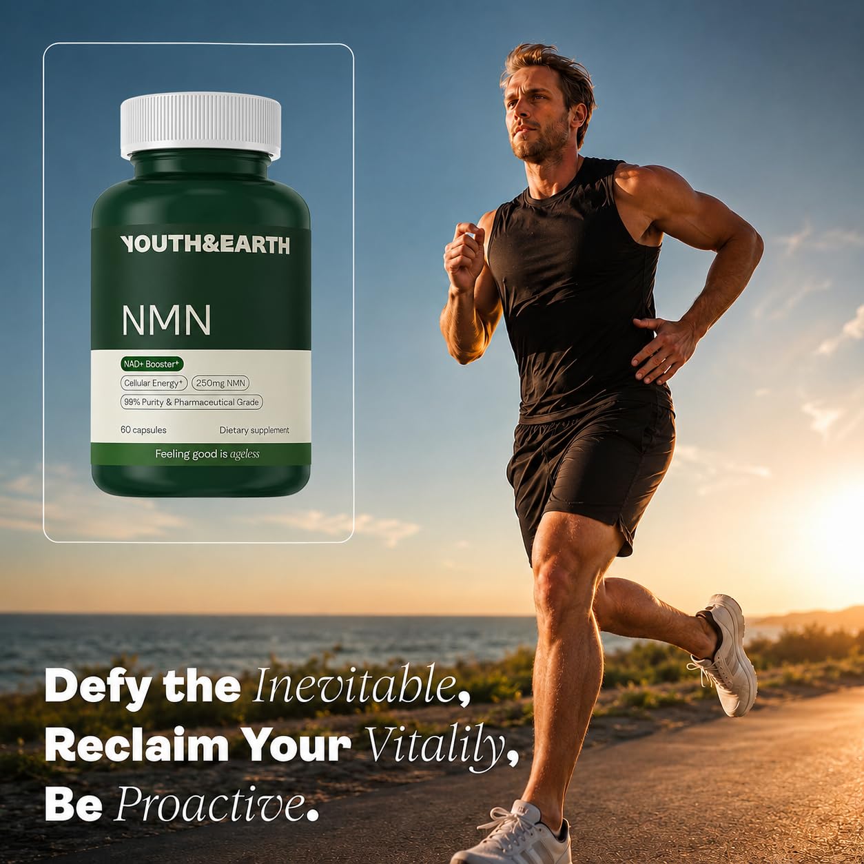 Youth & Earth NAD 250mg 60 Capsule