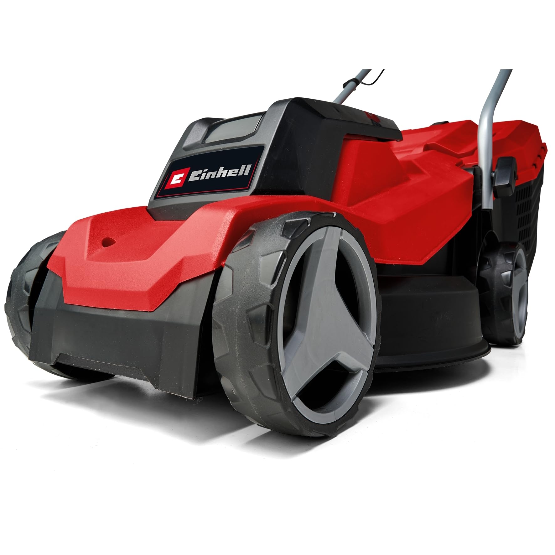 Einhell tosaerba elettrico GC-EM 1000/32 (1.000 W, larghezza di taglio 32 cm, fino a 300 m², cesto raccoglierba da 30 l, altezza di taglio 30-70 mm, manubrio pieghevole)