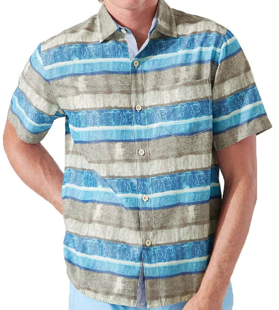 Tommy BahamaCoconut Point Salvador Stripe Camp Shirt