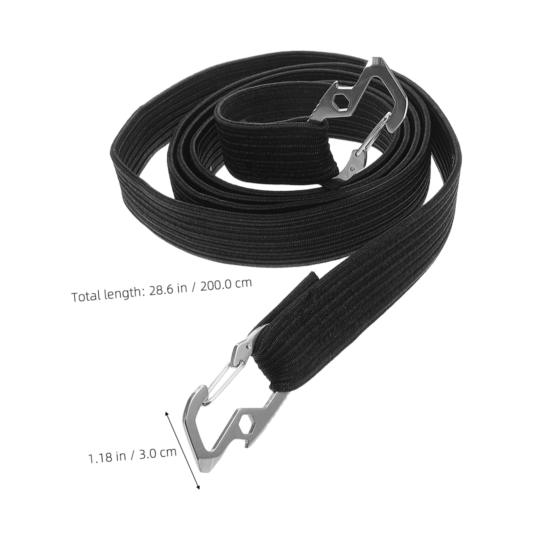 Zerodeko Heavy Duty Motorcycle Bungee Straps High Elasticity Tie Down Straps for Luggage Electric Bikes and Outdoor Camping Stretchable Bungee Cords with Hooks