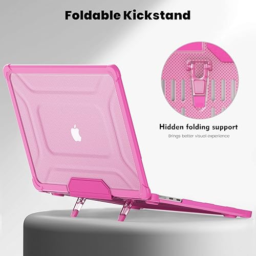 Miniatura 204 de DTangLsm Funda rígida resistente para M4 MacBook Air de 15 pulgadas 2025 2024 2023 M4 M3 M2 A3241 A3114 A2941, resistente carcasa rígida resistente