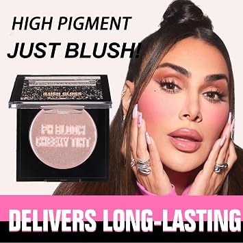 Colour Changing Blusher for Cheek Make Up, Moisturizing Cream Blusher, Eyeshadow, Lipstick 3 IN 1, Waterproof and Long-lasting Blush Palette Dewy & Natural Flush Finish Blush Makeup